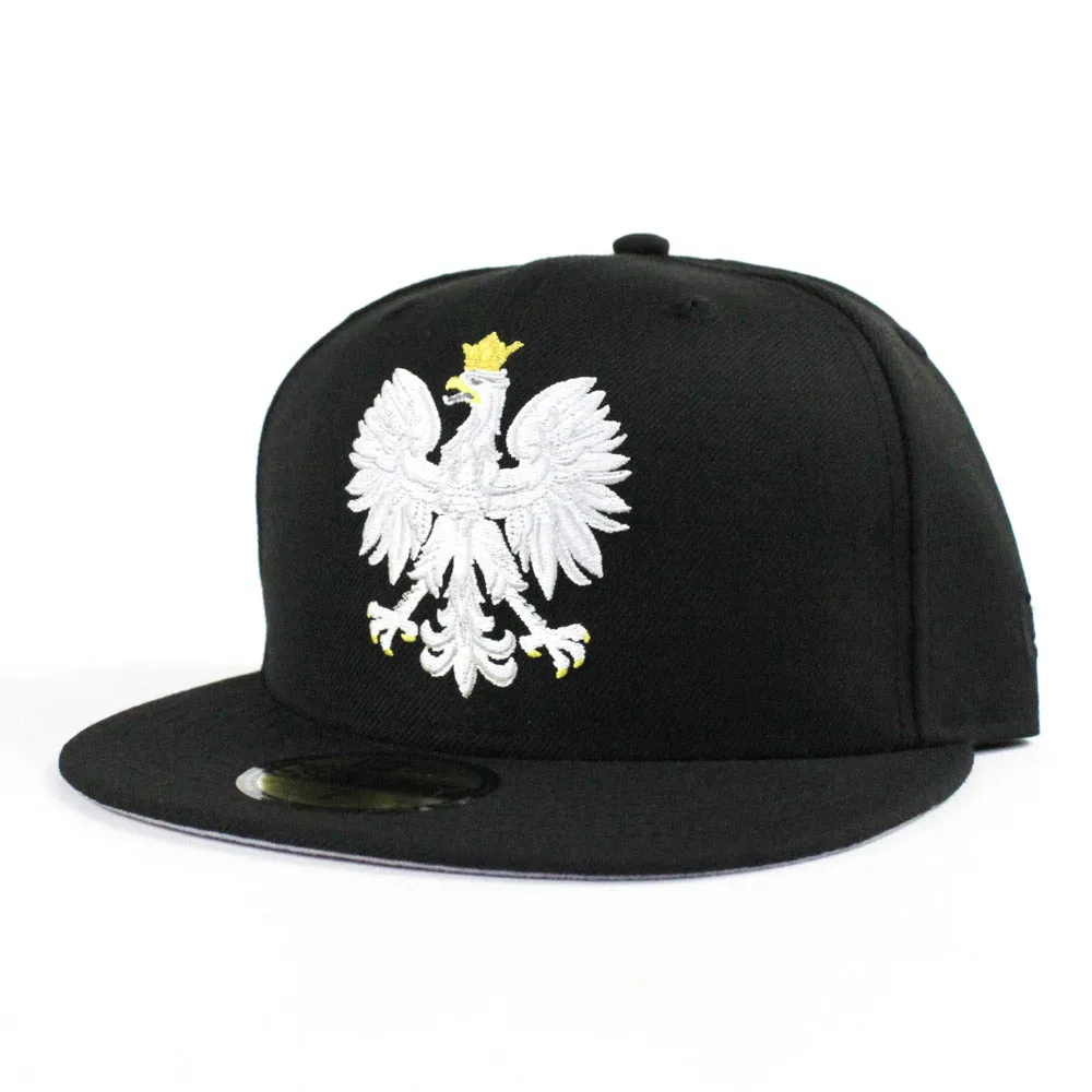 Polish Eagle New Era 59FIFTY Fitted Hat (Black Gray Under Brim)