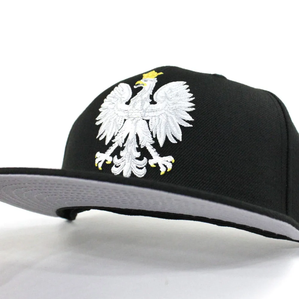 Polish Eagle New Era 59FIFTY Fitted Hat (Black Gray Under Brim)