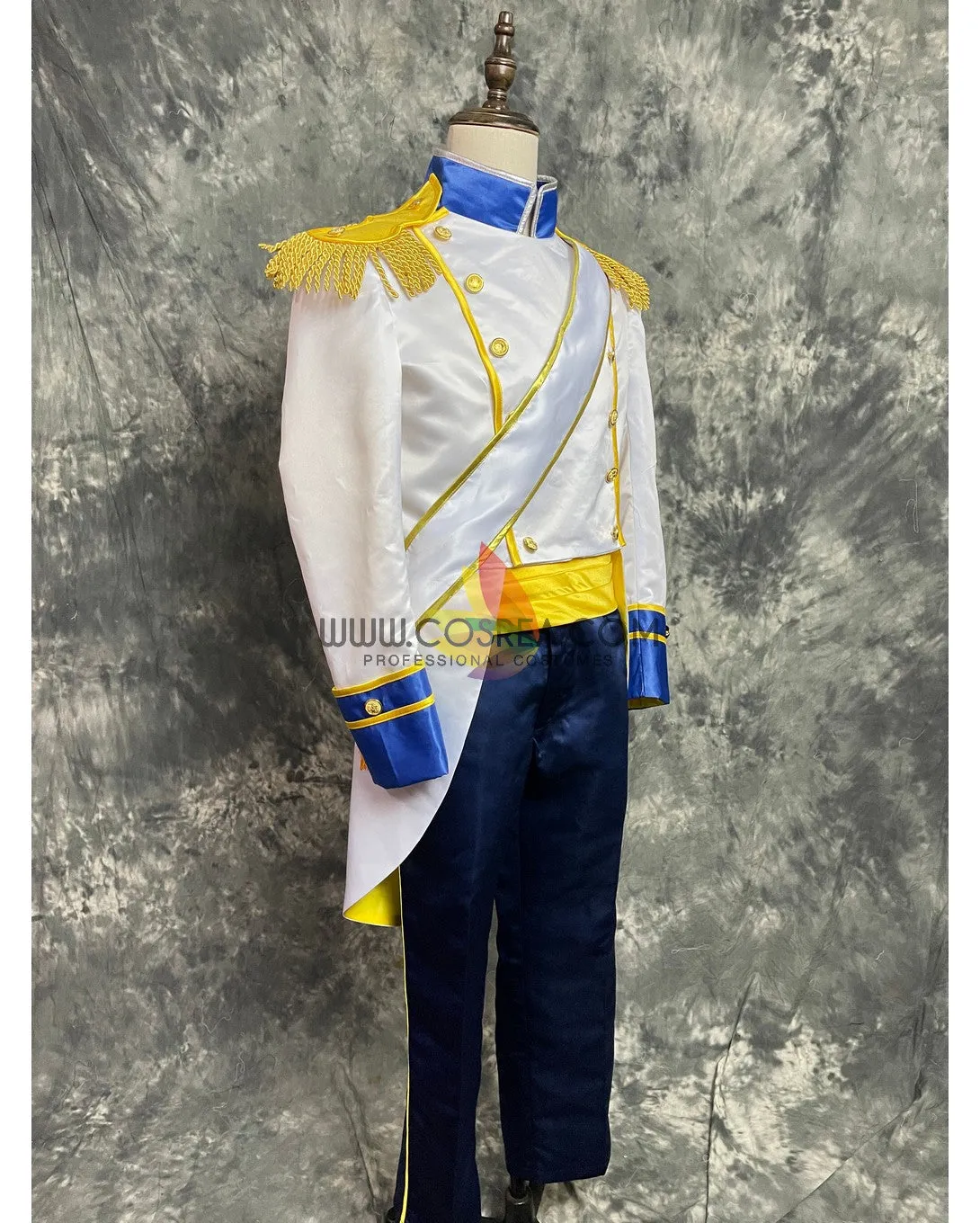 Prince Eric Little Mermaid Satin Version Cosplay Costume