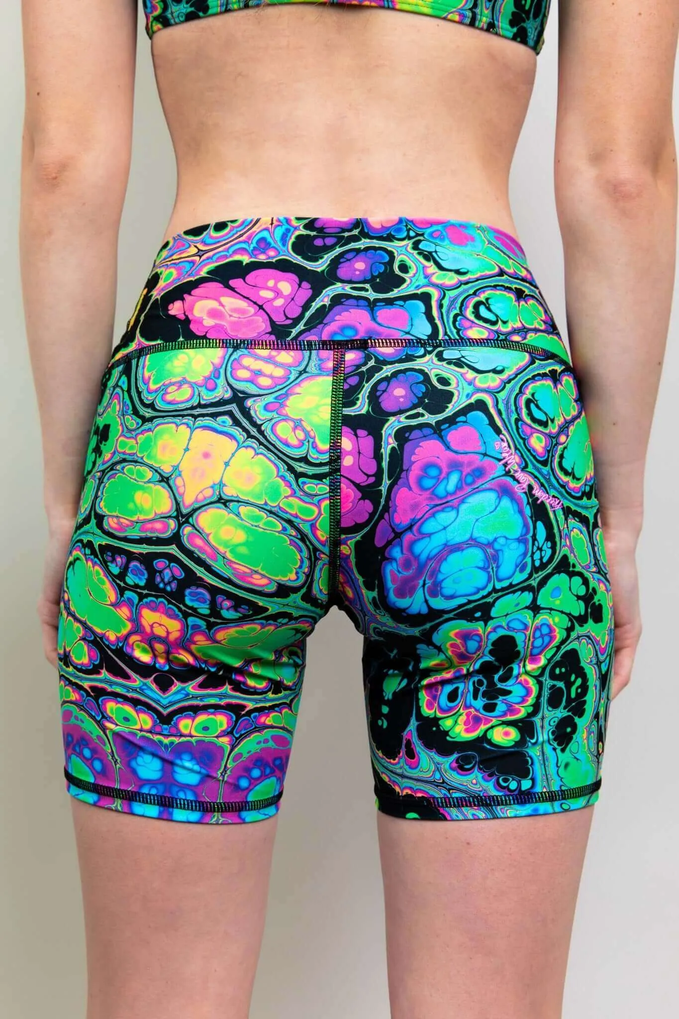 Prismatic Biker Shorts