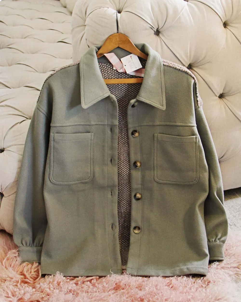 Ranch Girl Coat in Sage