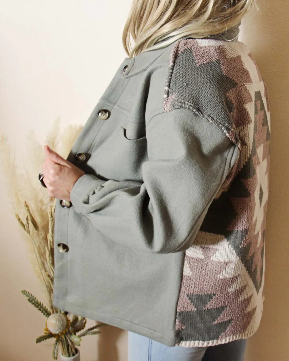 Ranch Girl Coat in Sage