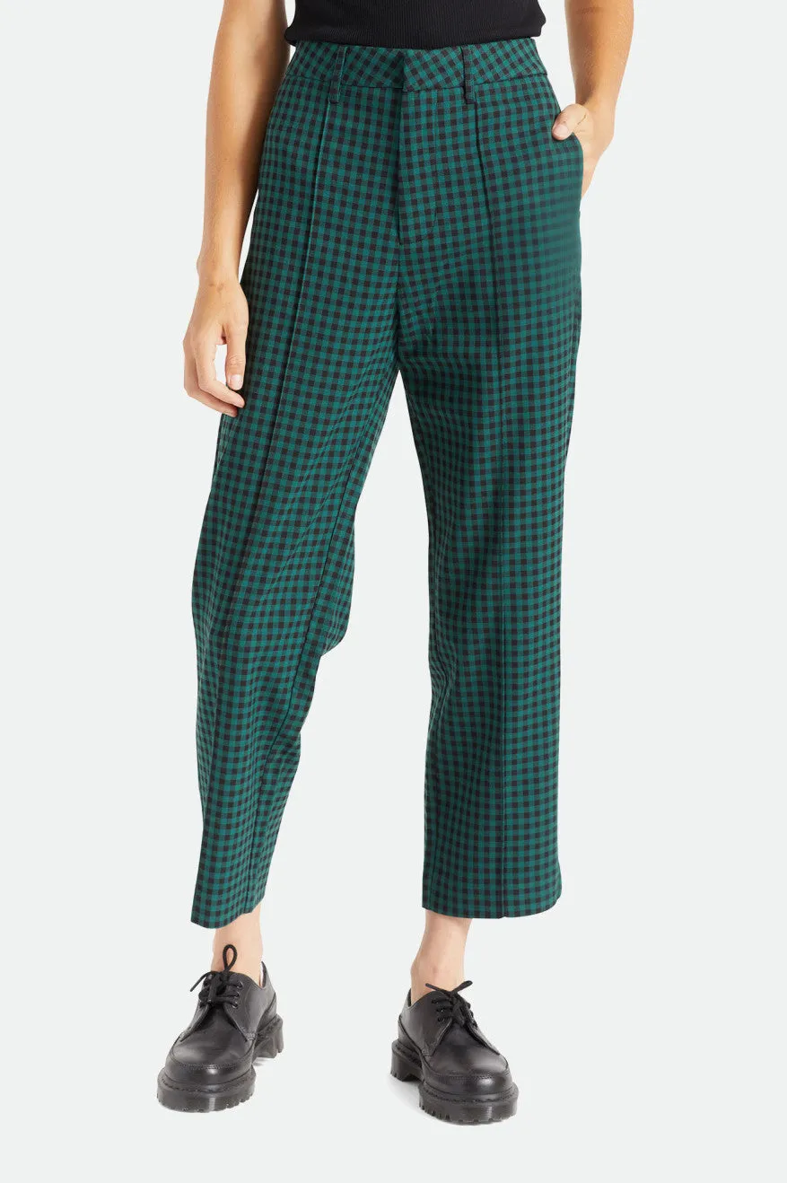 Retro Trouser Pant - Emerald