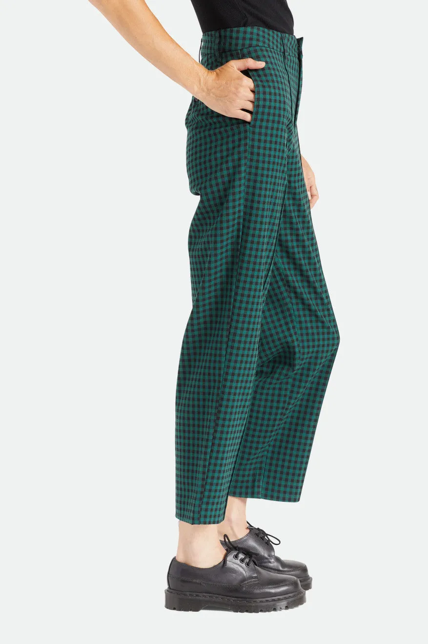 Retro Trouser Pant - Emerald