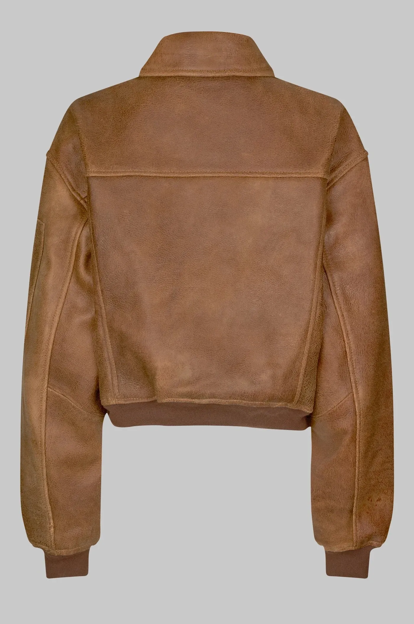 ROCKY LEATHER BOMBER