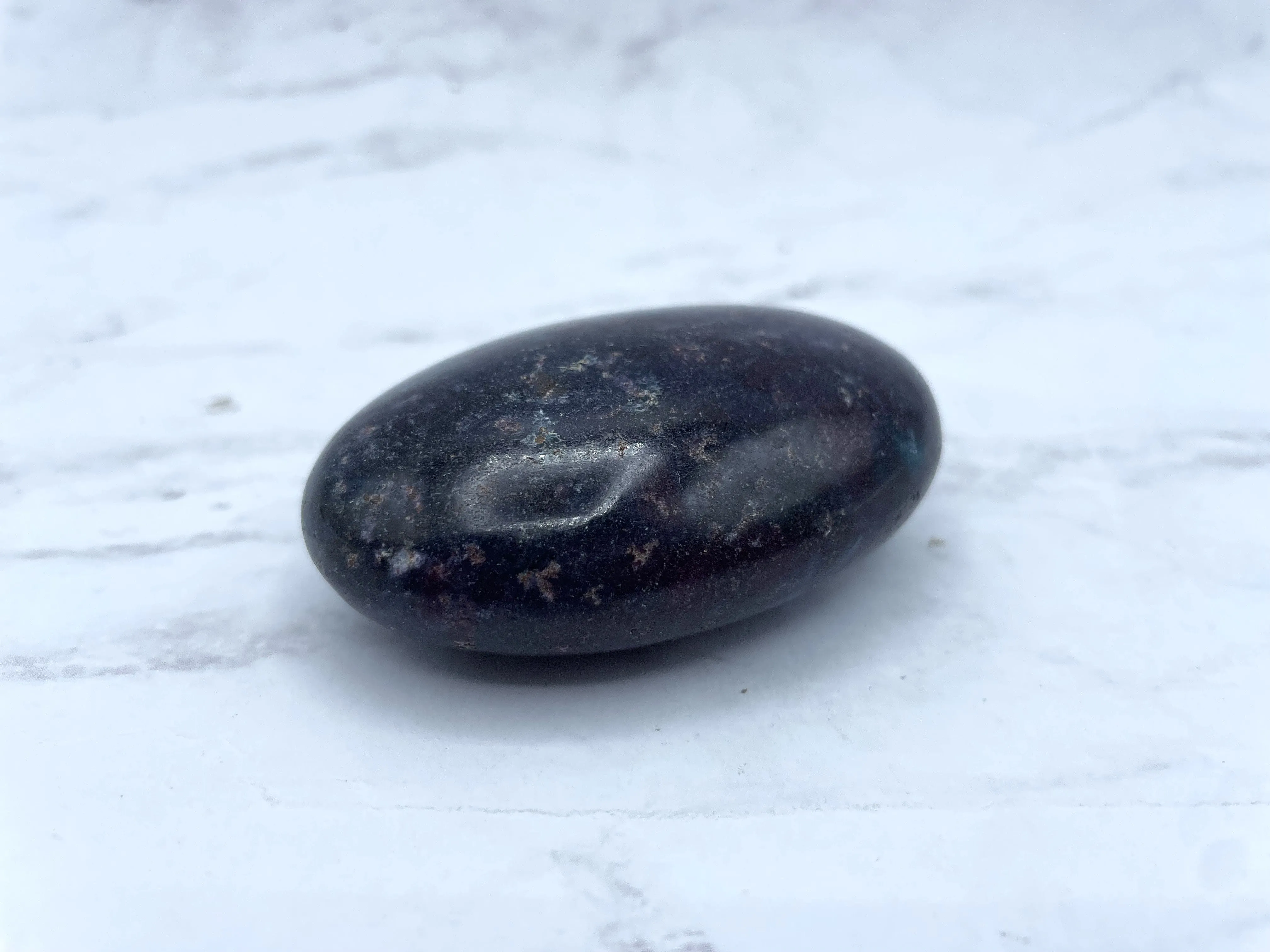 Ruby and Kyanite Palm Stone