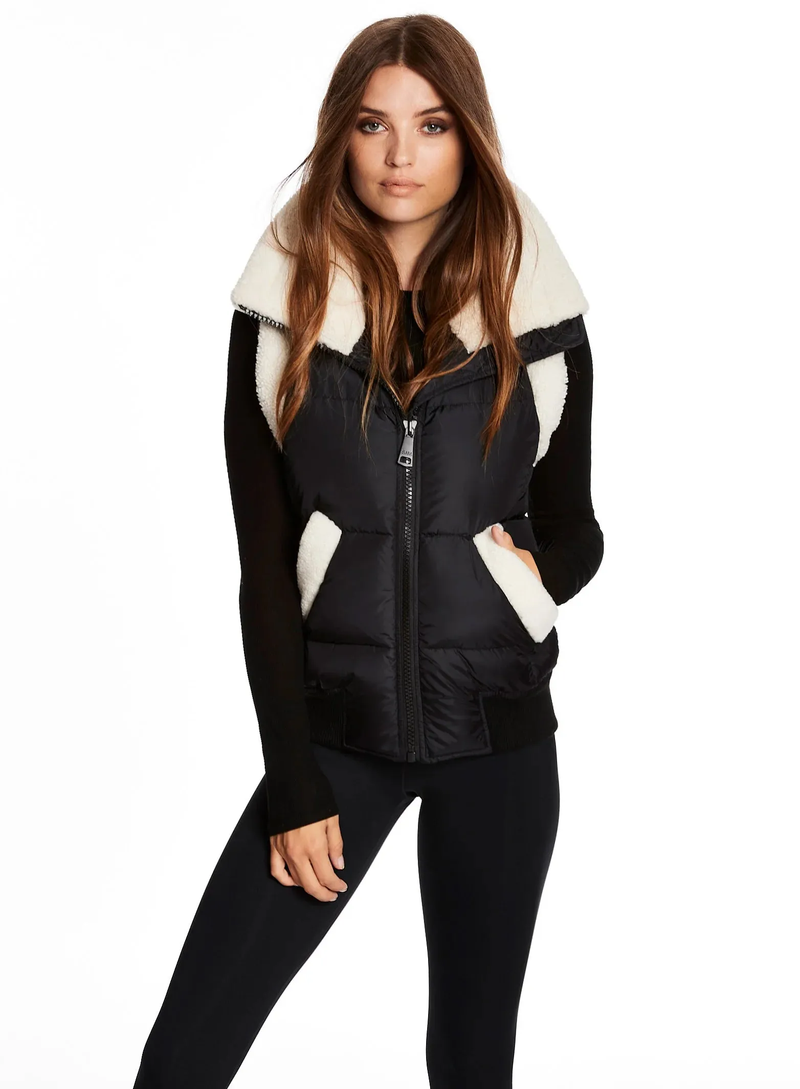 Sam NYC Billie Vest - Black