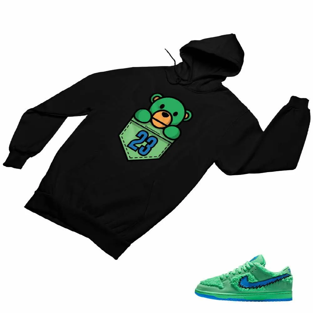 SB Dunk Low Green Bear Matching Custom Designed Hoodies ND 1-6-30