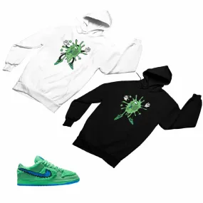 SB Dunk Low Green Bear Matching Custom Designed Hoodies ND 1-6-4