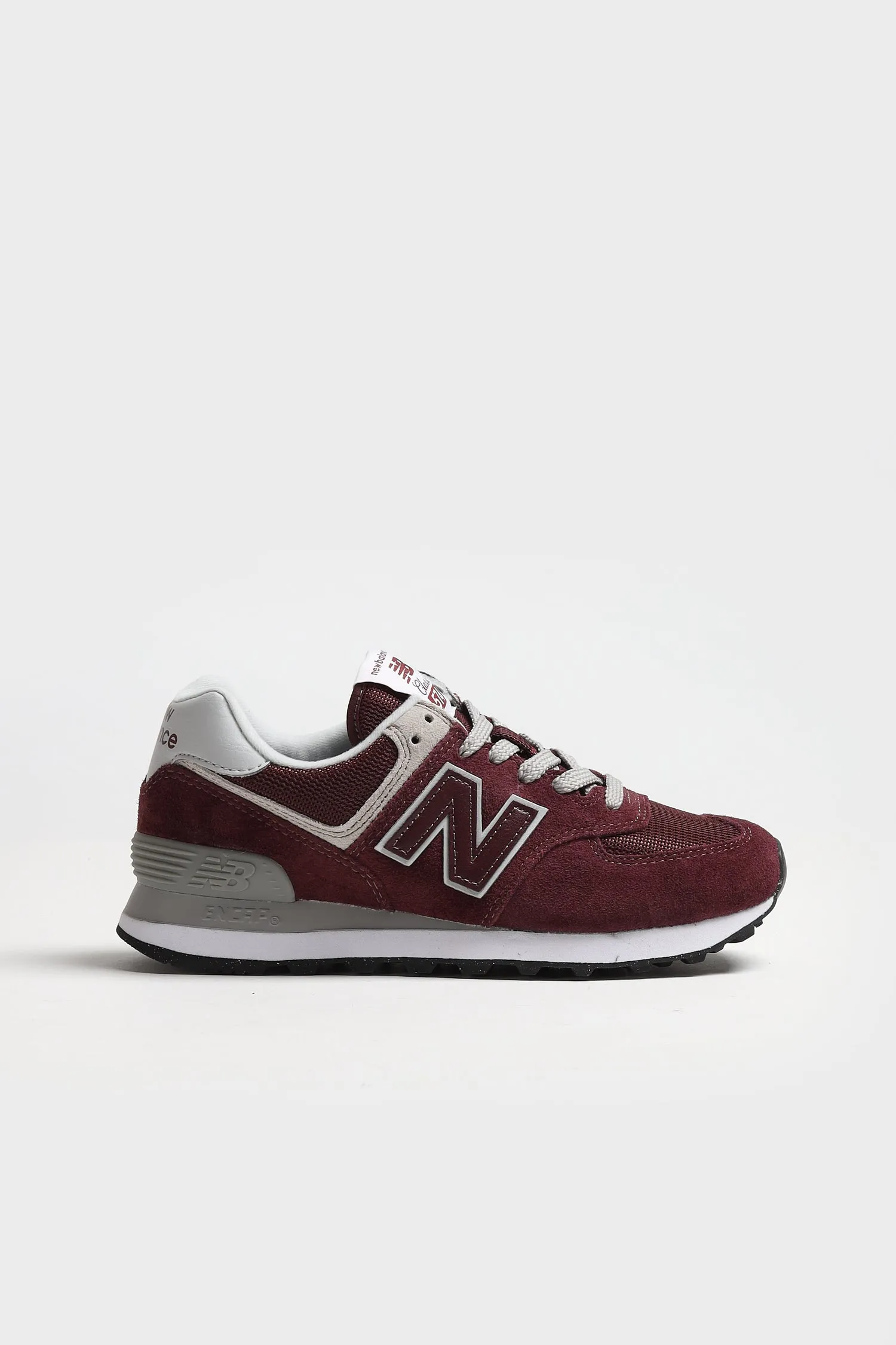 Sneaker 574 Core in Burgundy/White