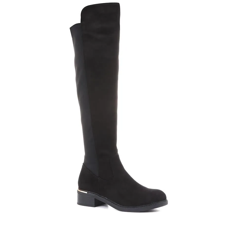 Stretch-Fit Knee High Boots - TELOO36005 / 322 612