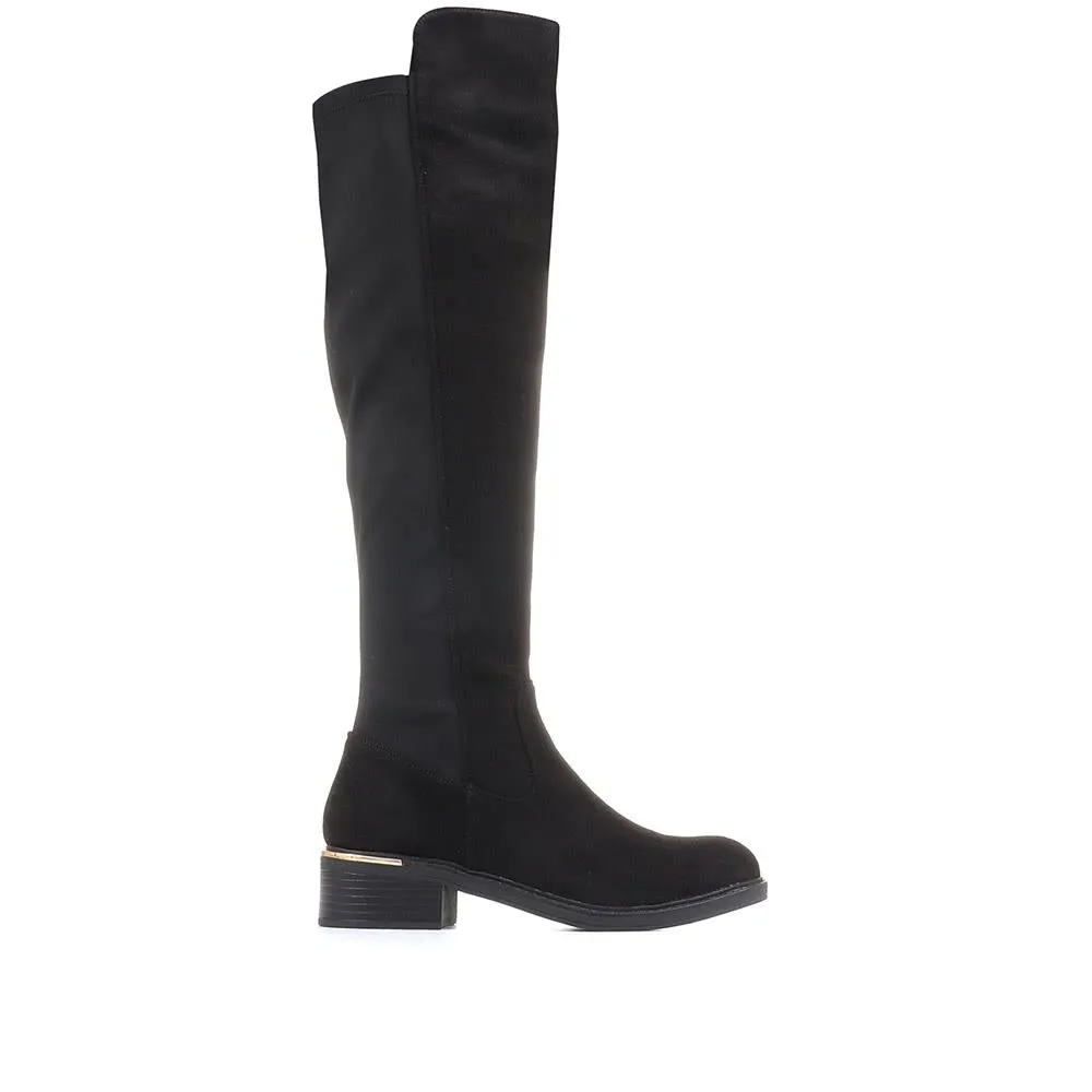 Stretch-Fit Knee High Boots - TELOO36005 / 322 612