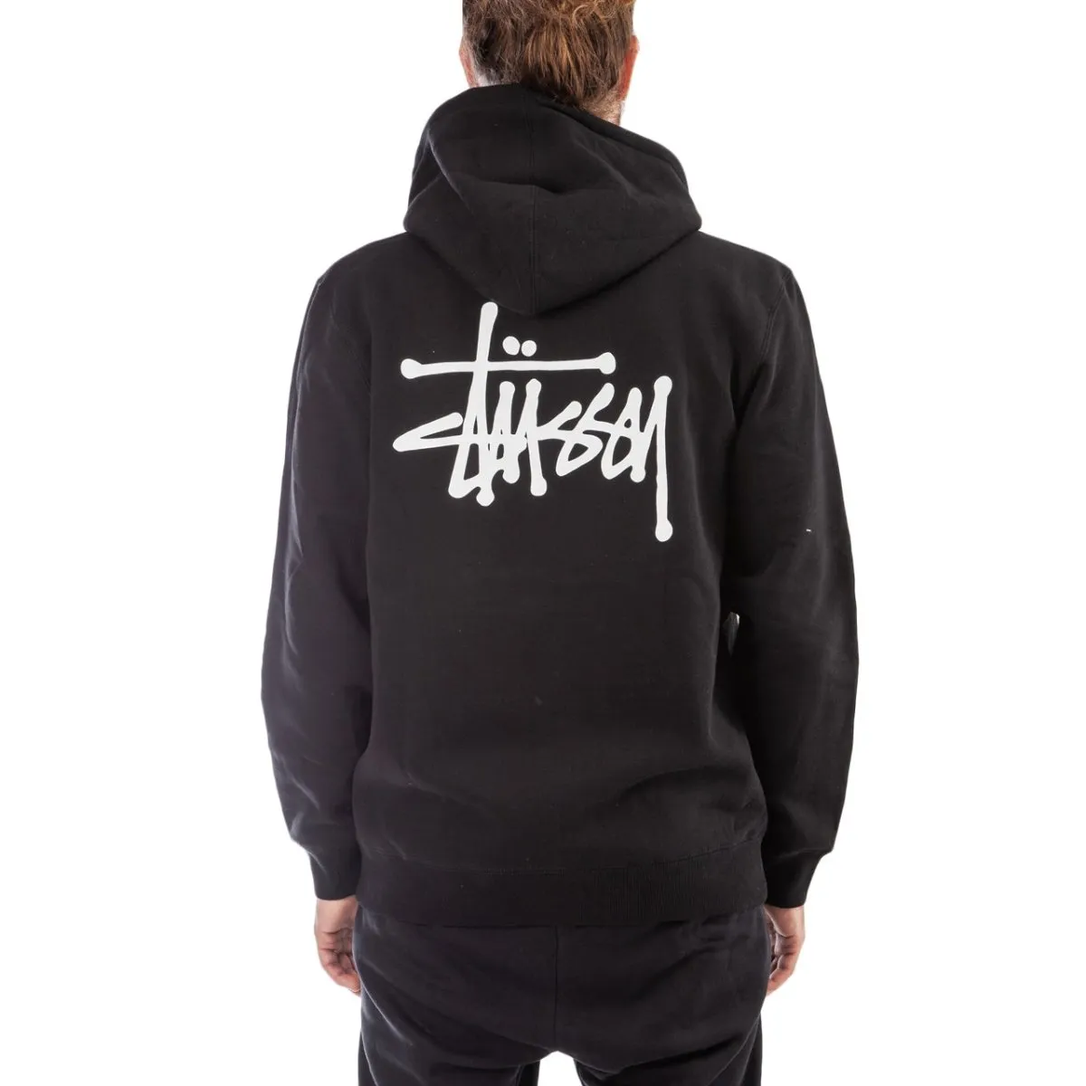 Stüssy Basic Stüssy Zip Hood (Black)