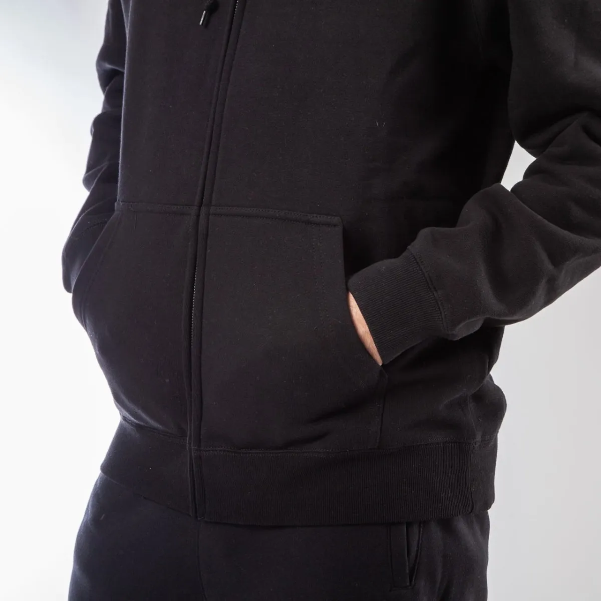 Stüssy Basic Stüssy Zip Hood (Black)