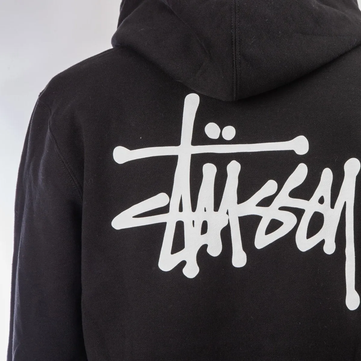 Stüssy Basic Stüssy Zip Hood (Black)