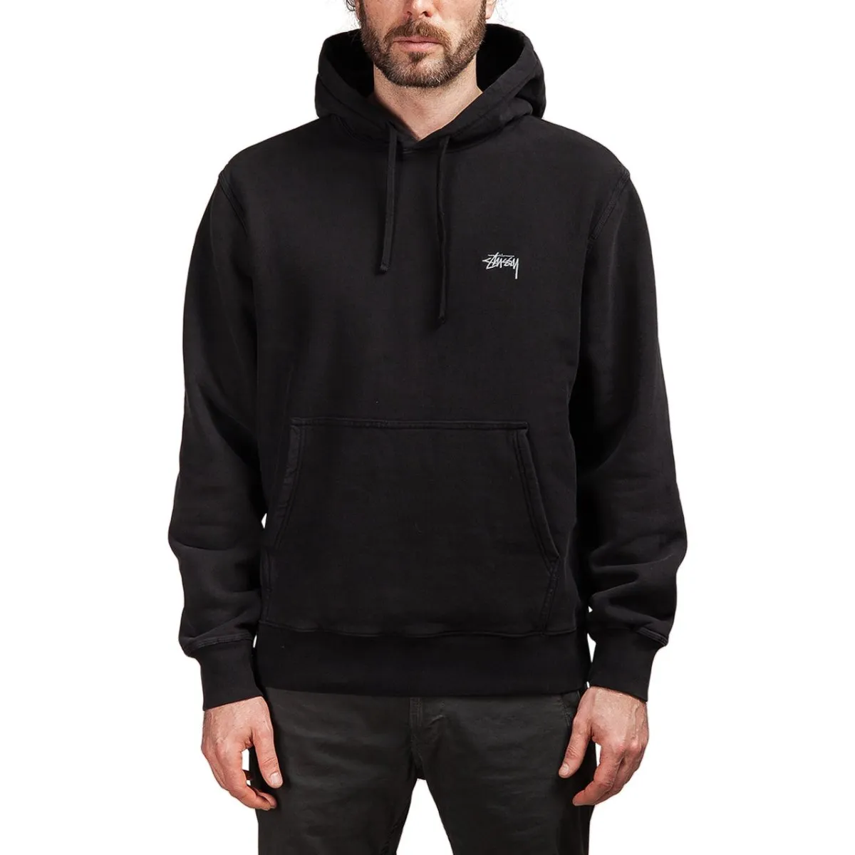 Stüssy Stock Logo Hood (Black)