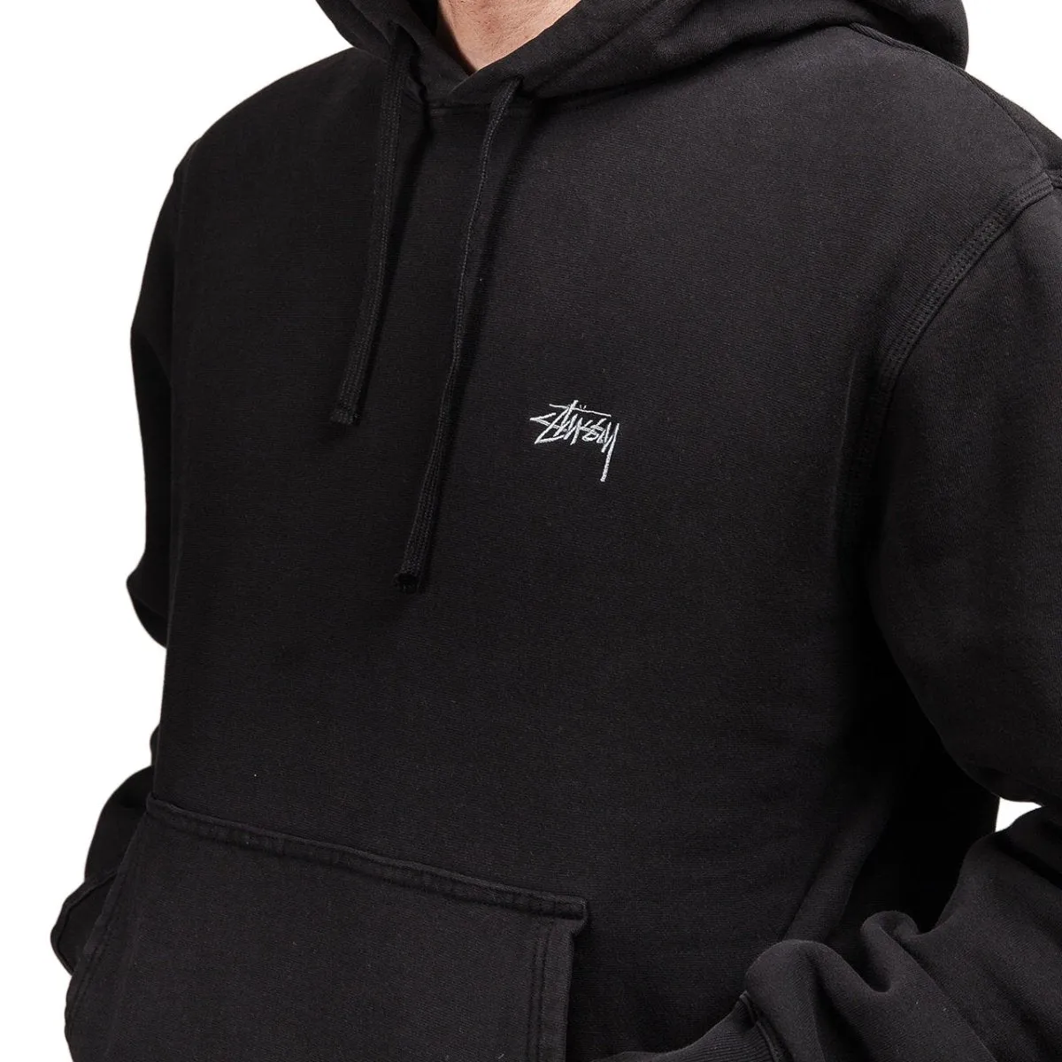 Stüssy Stock Logo Hood (Black)