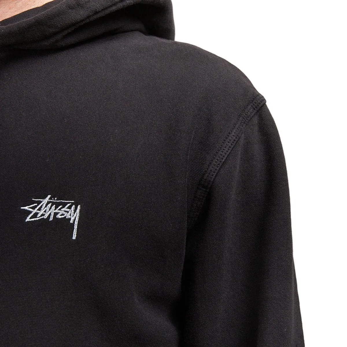 Stüssy Stock Logo Hood (Black)