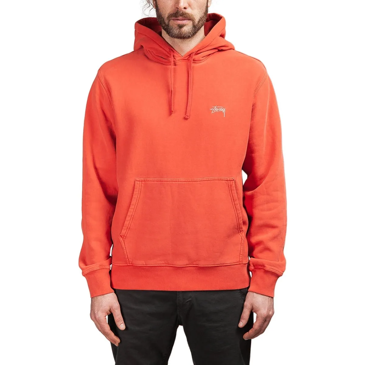 Stüssy Stock Logo Hood (Red)