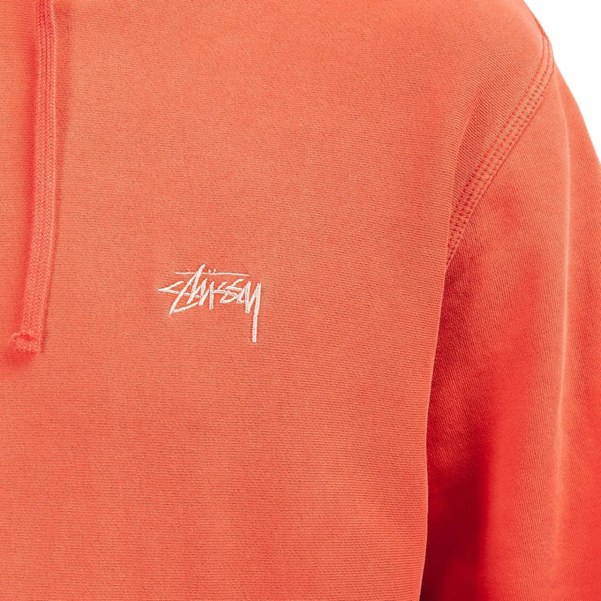 Stüssy Stock Logo Hood (Red)