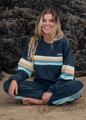 Surf Revival Panelled Crew Sweatshirt