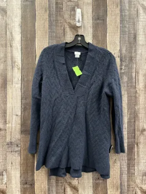 Sweater By Chicos In Navy, Size: L