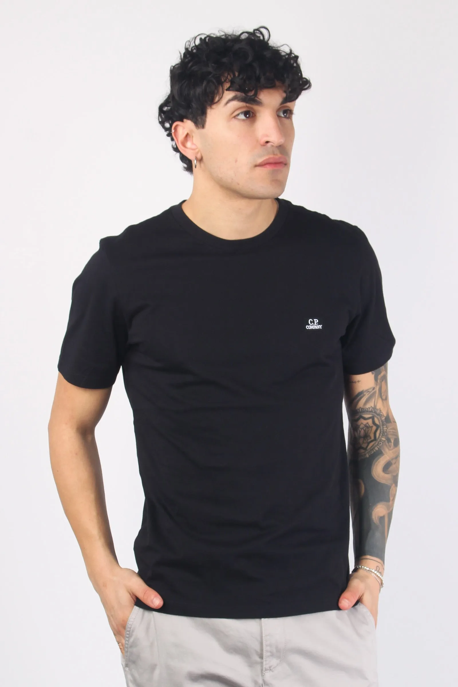 T-shirt Jersey Logo Black