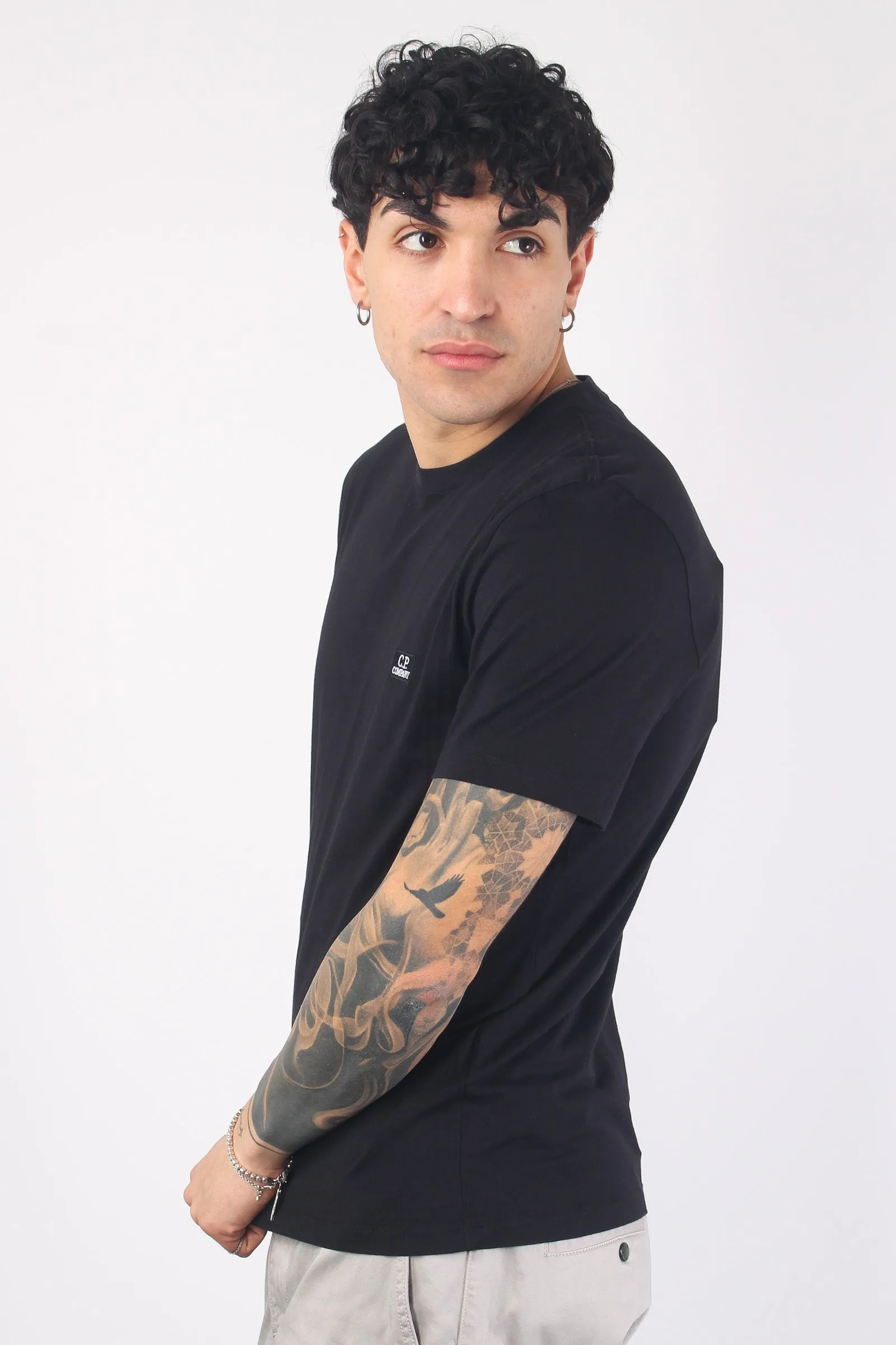 T-shirt Jersey Logo Black