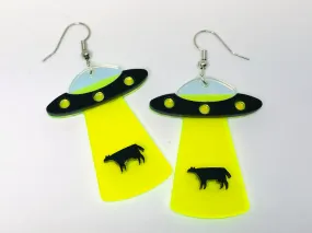 UFO Alien Earrings