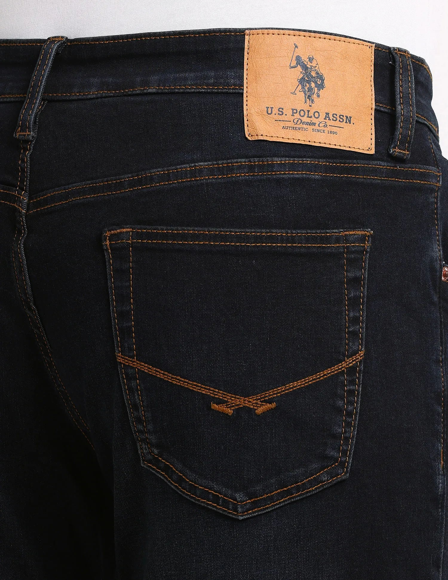 U.S. Polo Assn. Denim Co. Brandon Slim Tapered Blue Jeans