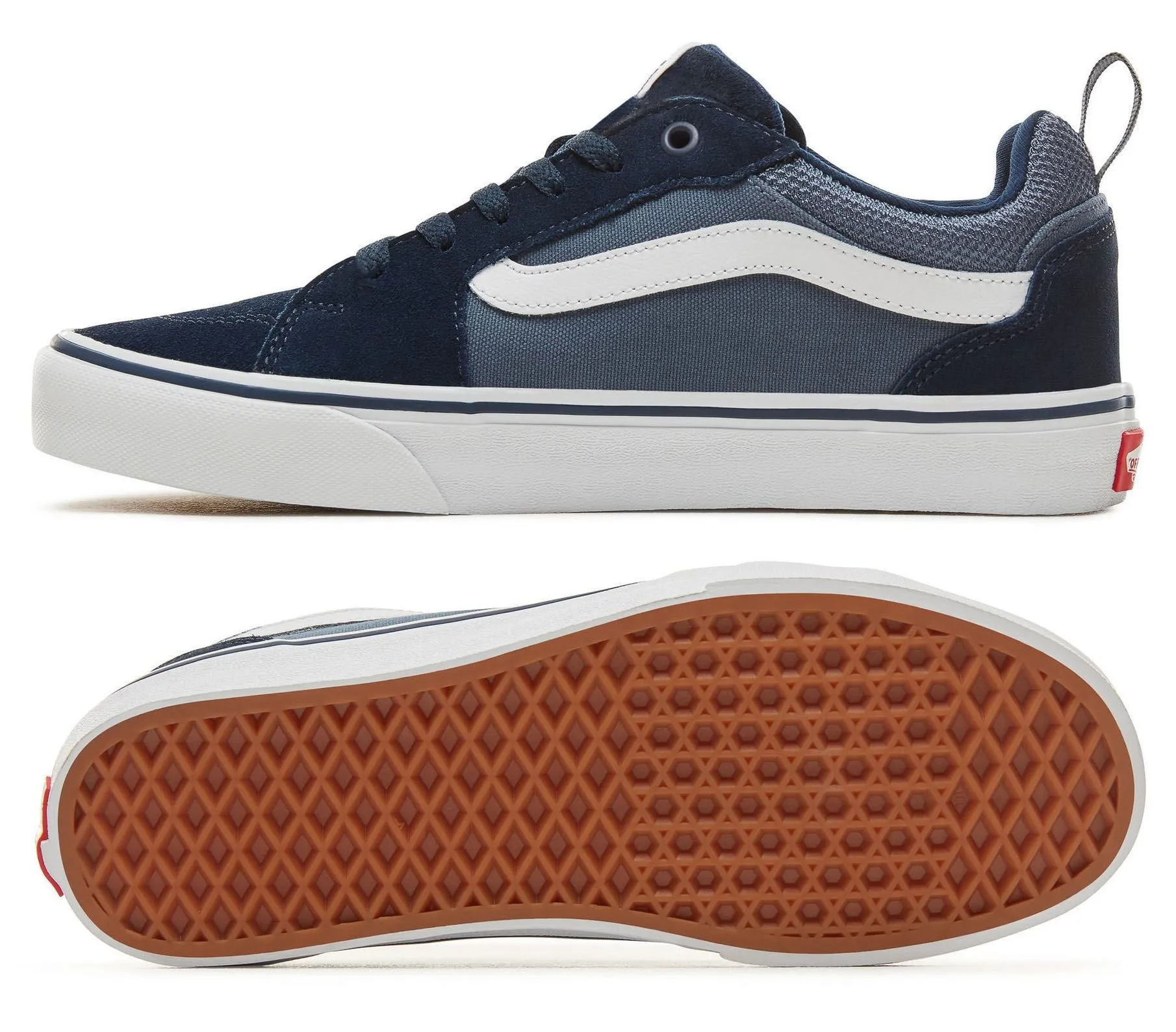 VANS Filmore Suede Canvas Trainers Dress Blues