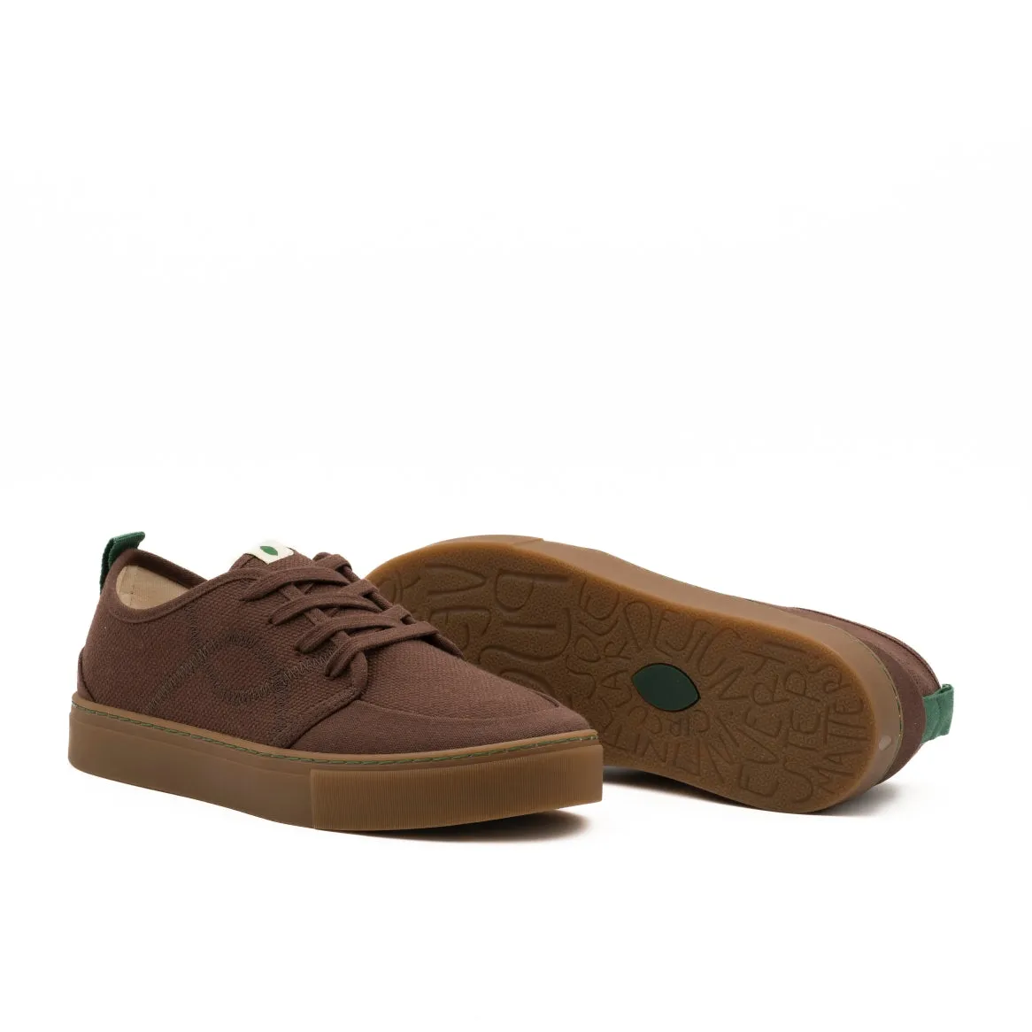 Vegan sneaker brown TAG024