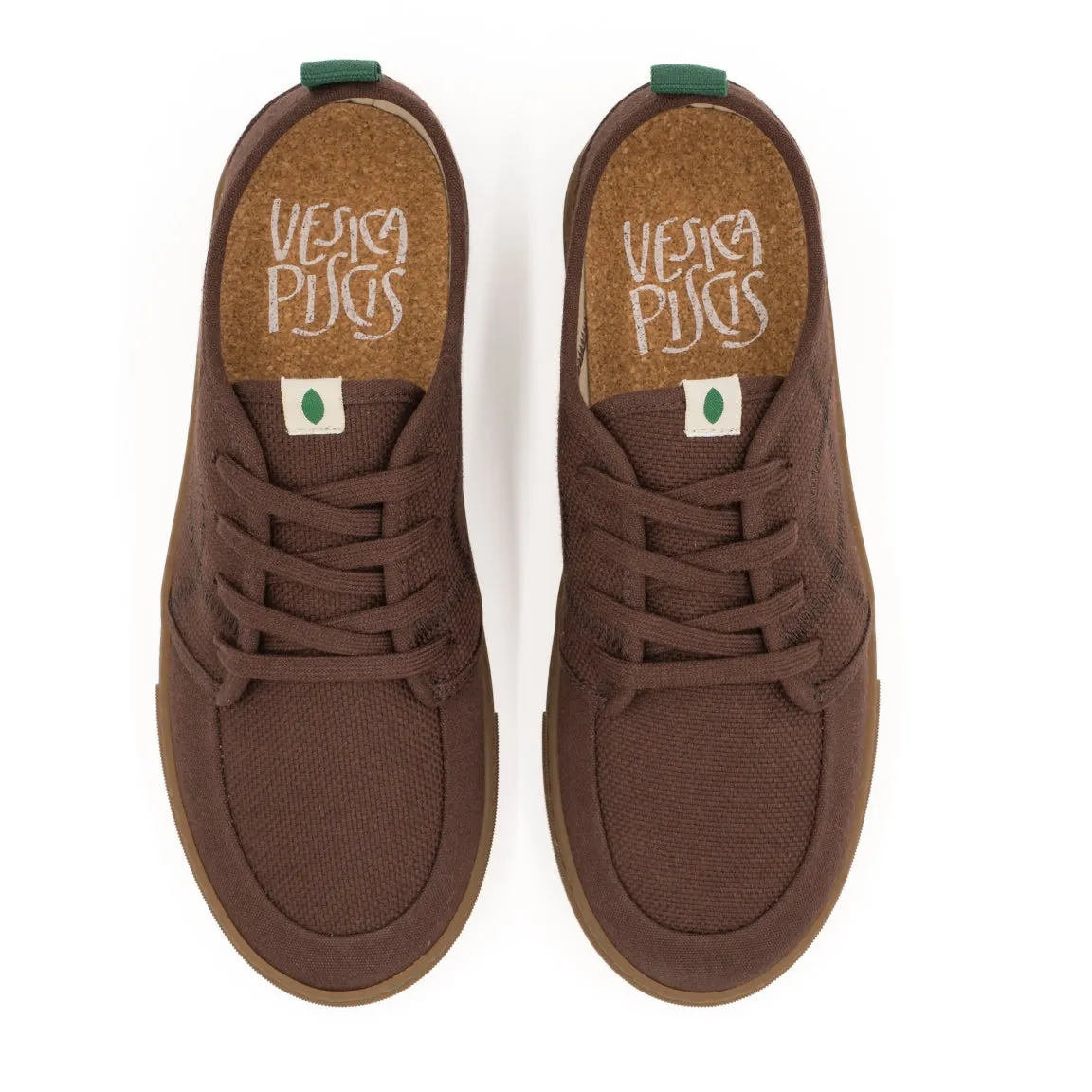 Vegan sneaker brown TAG024