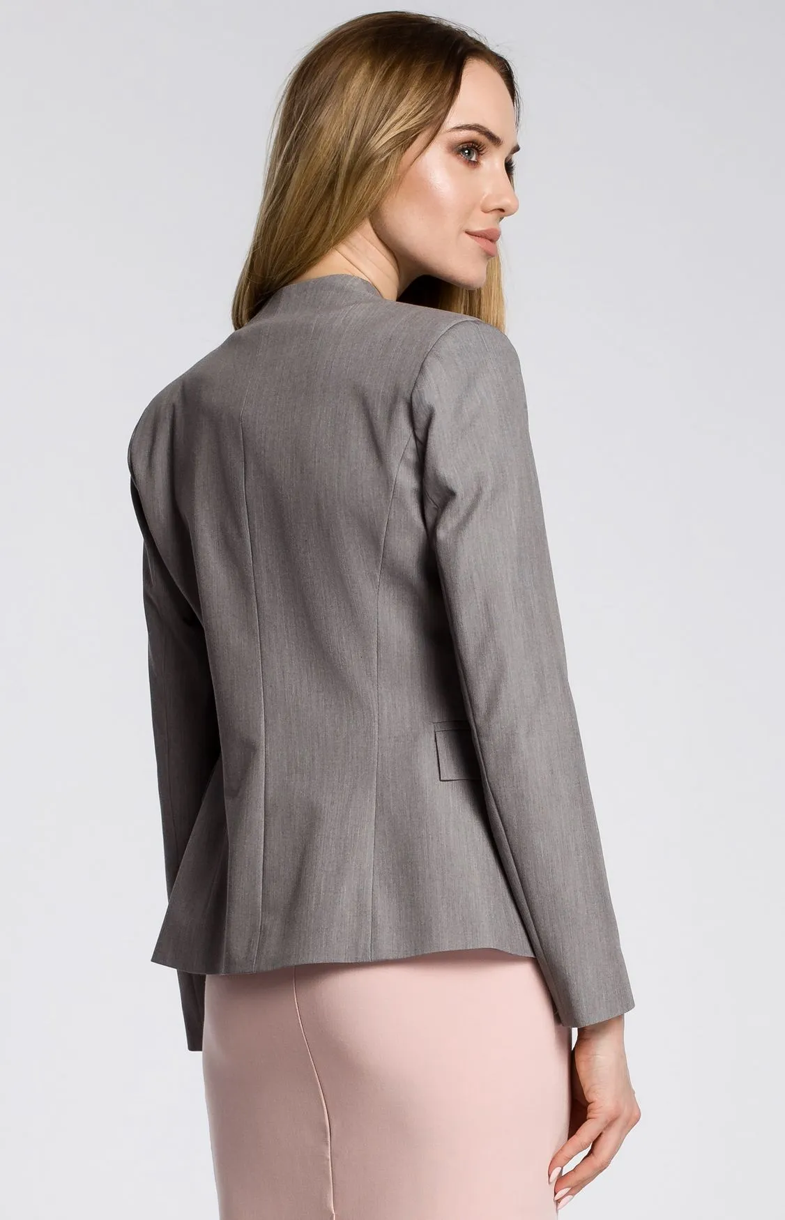 Veste femme blazer grise