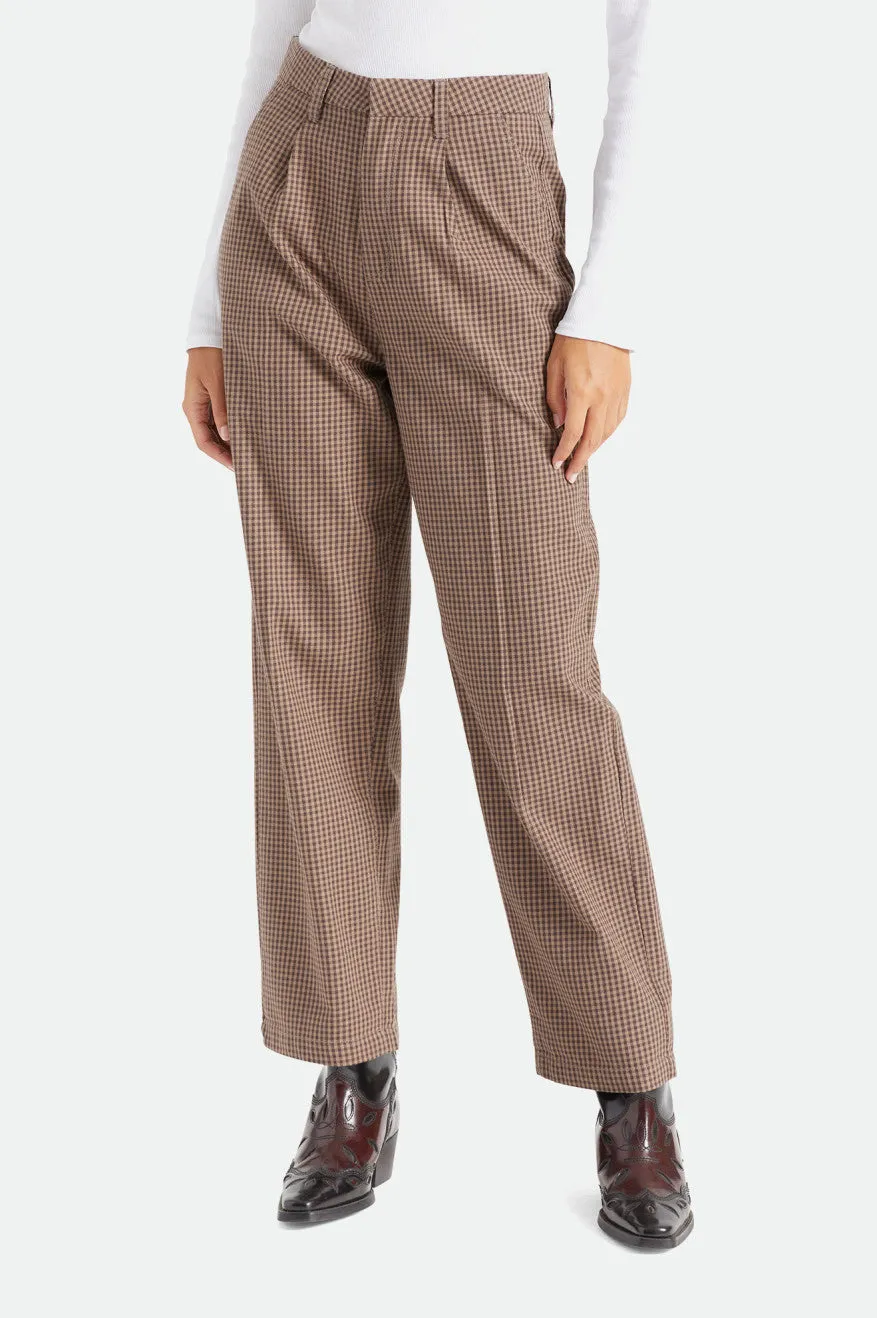 Victory Trouser Pant - Pine Bark Gingham