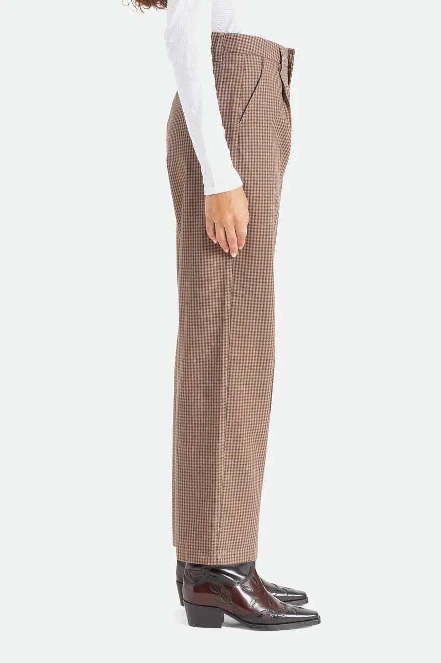 Victory Trouser Pant - Pine Bark Gingham