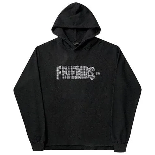 Vlone Friends Swarovski Hoodie (Black)