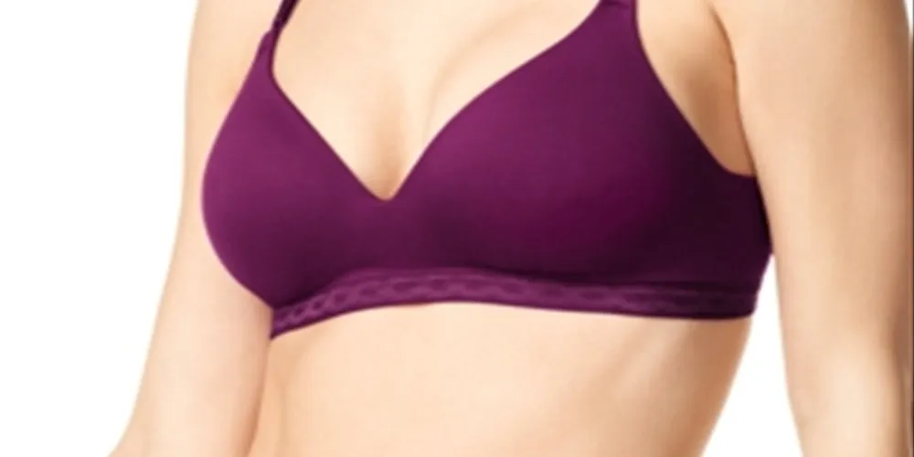 Warner'sWomen's Cloud 9 Wireless Contour Bra Purple Size 34C