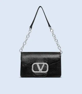 WB2688-BLACK-Women Trendy Bag