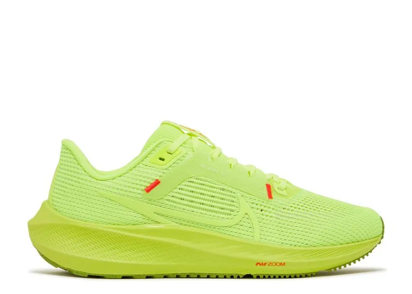 Women's Nike Pegasus 40, Volt/Barely Volt/Bright Crimson/Volt, 8 B Medium