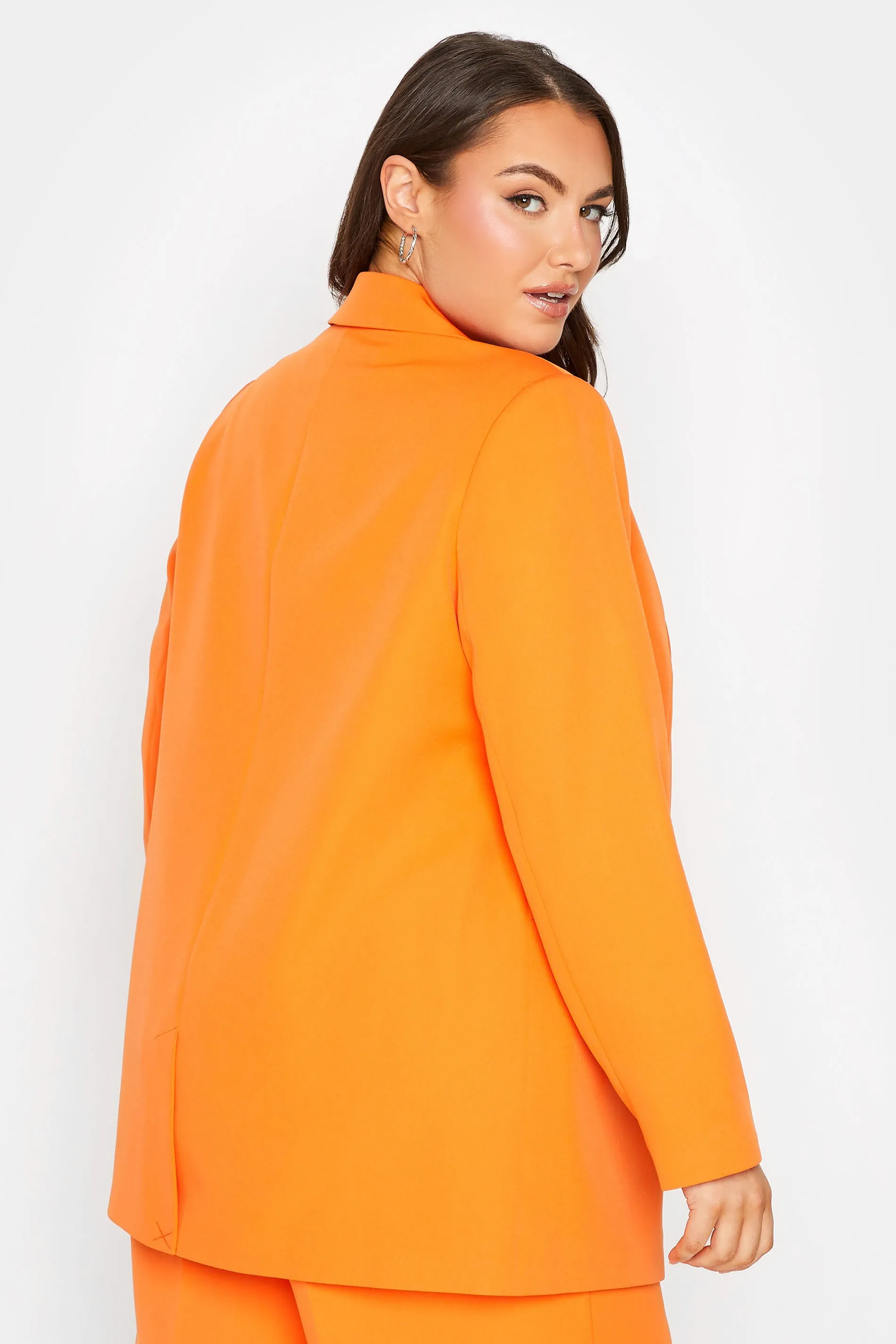 YOURS Curve Orange Tailored Blazer